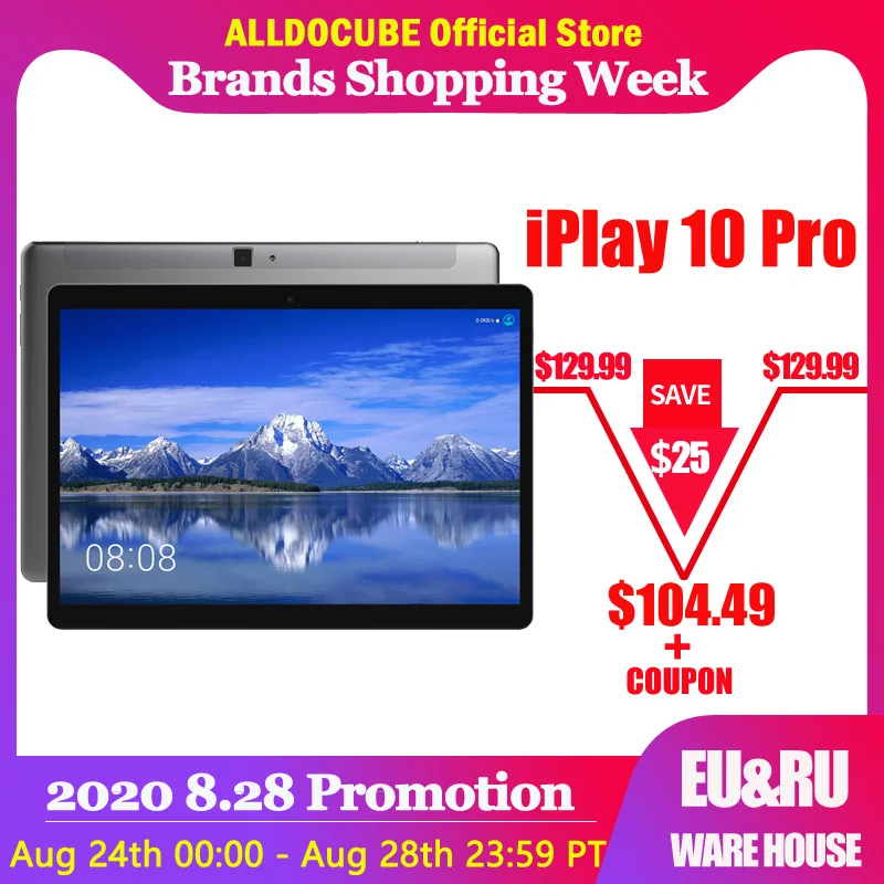 Alldocube iPlay10 Pro 10.1 inch Wifi Tablet Android 9.0 MT8163 quad core 1200*1920 IPS Tablets PC RAM 3GB ROM 32GB HDMI OTG|Tablets| - AliExpress