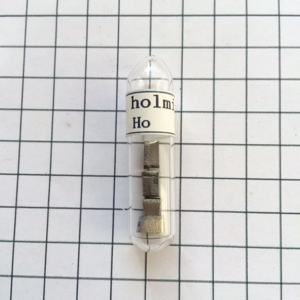 Металл Holmium, образец Ho Element 67, 5 г в стеклянной ампуле