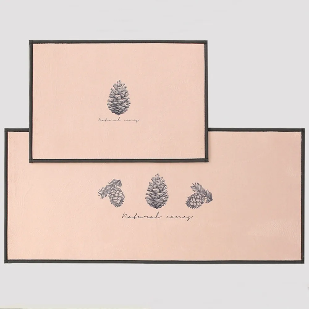 Pinecone коврик из соснового конуса входной коврик противоскользящие длинные Коврики для кухни ванной комнаты спальни ковер мягкий стол офисный коврик для ванной