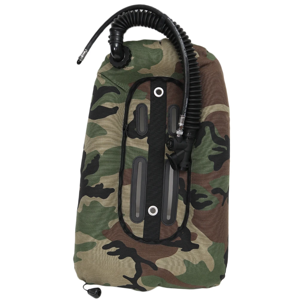 BCD Diving Donut Wing with Single Tank 18lbs Scuba Dive Freediving Professional Equipment Camo Style & 3 Colors for choose