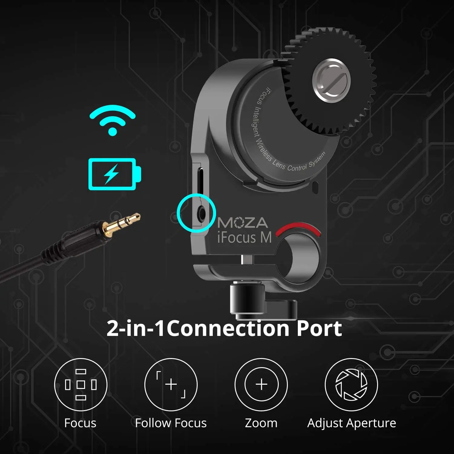 Двигатель MOZA iFocus M для стабилизатора стабилизатор Air 2 Aircross 2|Аксессуары систем