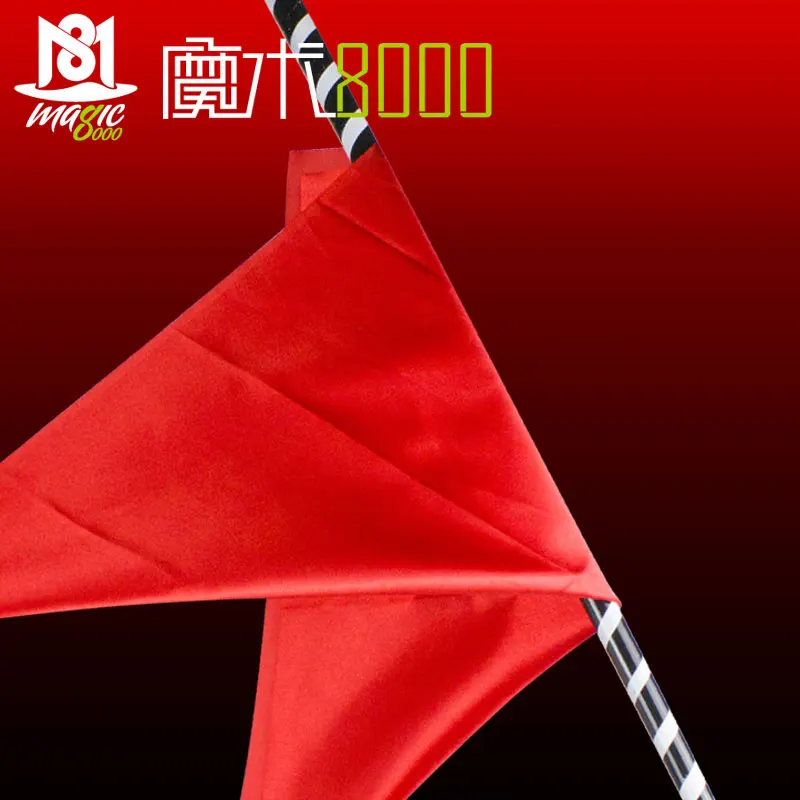 

Magic Props Silk Scarf Wear Stick Cane Stage Tricks for Professional Magicians Streets Props Tools Funny for Kids Learning