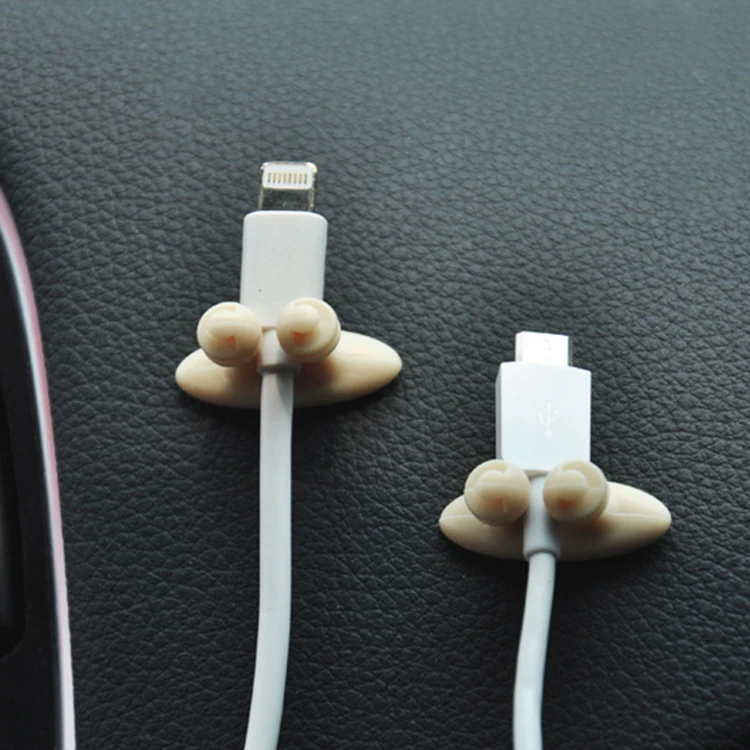 8 шт. клейкий Автомобильный держатель для зарядного устройства, usb-кабель, автомобильный зажим, аксессуары для интерьера, авто крепеж и зажимы