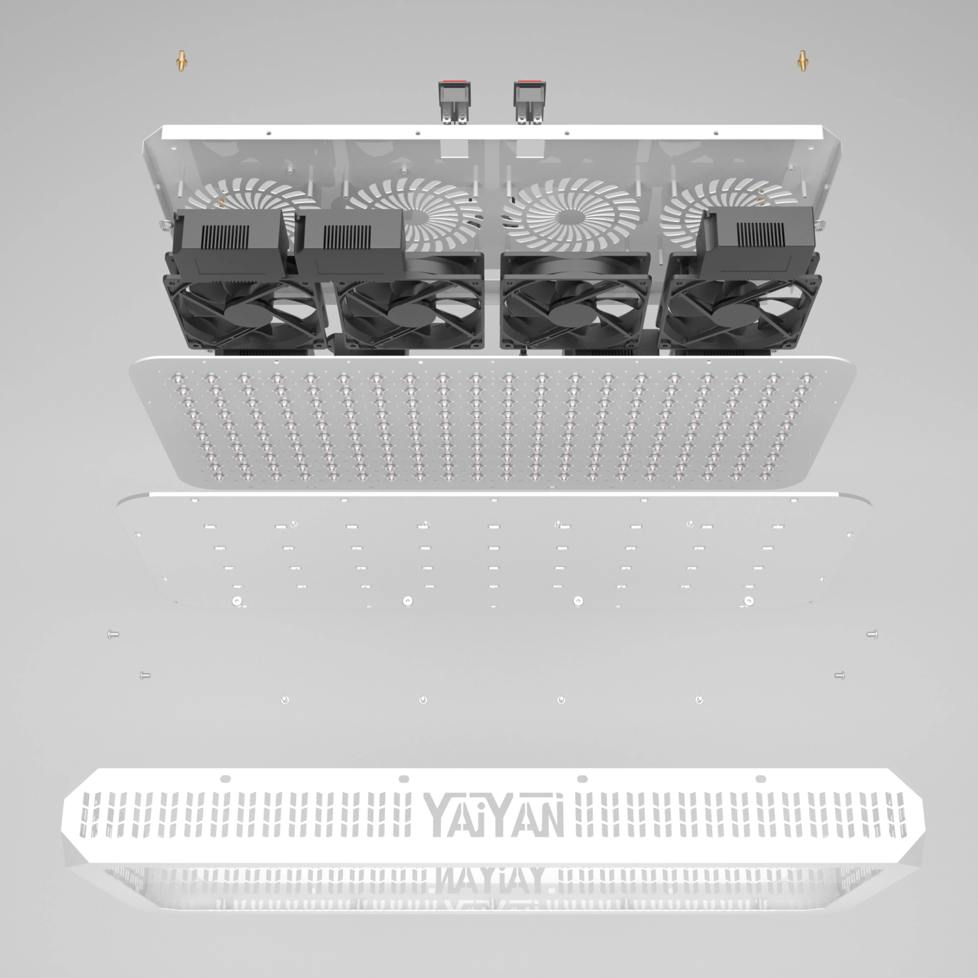 Luz de разность от вычитания светодиодный YAIYAN 650 W/960 W/1300/1600/2000 W светодиодный завода светать светильник, полный спектр двойной переключатель завод светильник