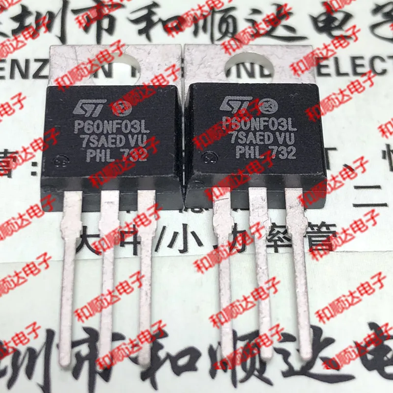 /5 предметов в лоте, P60NF03L STP60NF03L-220 30V 60A