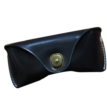 

Unisex Leather Eyeglass Case Vintage Sunglasses Eyewear Protective Holder