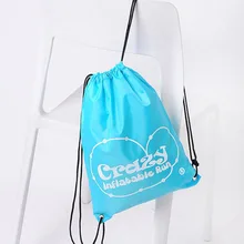 1000 шт/партия многоразовая сумка для покупок спортивный водонепроницаемый рюкзак комплект карман на заказ Печать Логотип для мужчин женщин студентов