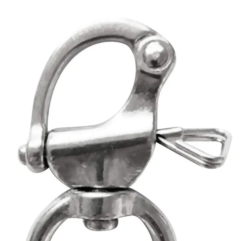 snaps Swivel made of stainless steel, silver
