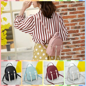

2020 Fashion Bagpacks Girls School Backpack Bag Wind Both Shoulders Package Bags Woman Collide for Womens Rucksack Kpop Style