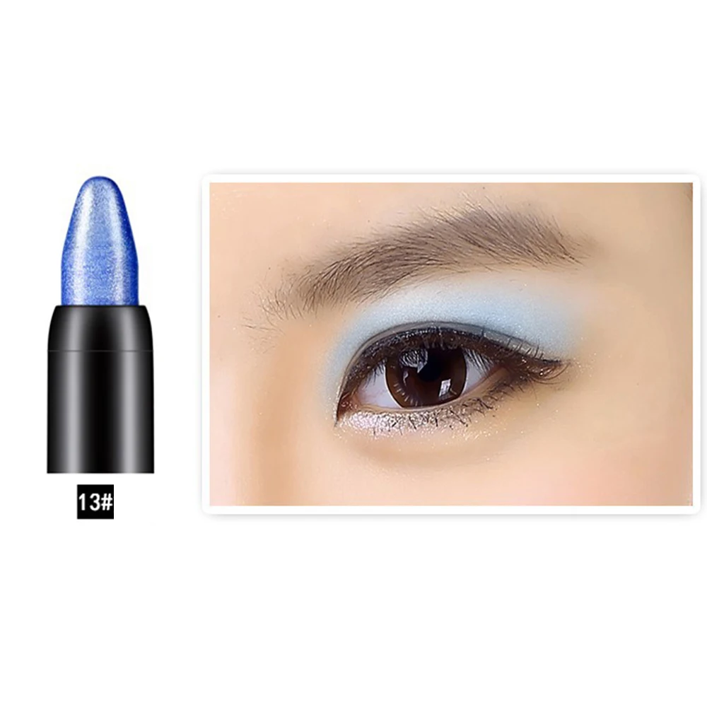 Высокое качество карандаш для теней Профессиональный карандаш для глаз Красота хайлайтер тени для век Карандаш макияж для глаз женские косметические инструменты - Цвет: 13