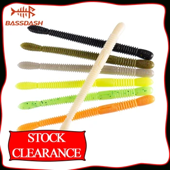 

Bassdash Floating Neko Worms 5'' Soft Stick Bait Neko Rig Drop Shot Rig Bait for Bass Trout Pike Steelhead Walleye Fishing 10pcs