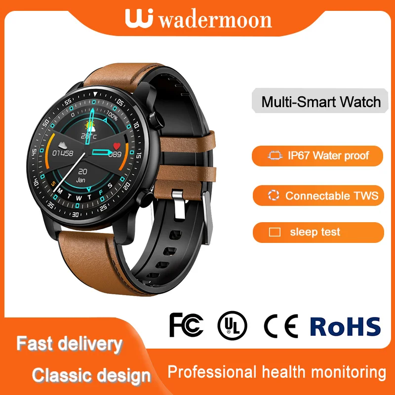 

Smart Bracelet Sports Watch Sleep ECG Blood Pressure Smartband Oxygen Wristband Motion Detection Music Camera Control Dials