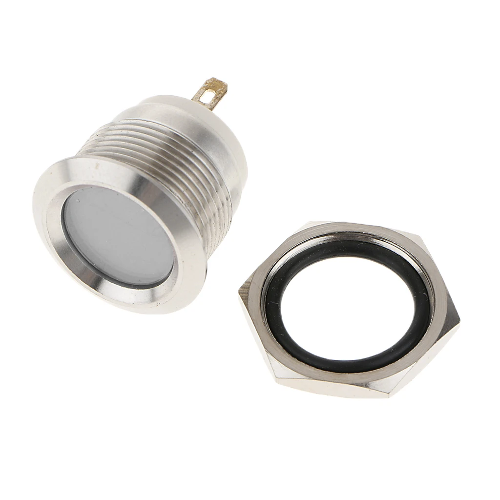 Автомобиль Мотоцикл 12V 19mm Дэш Панель индикатор светильник с Wrie ведет