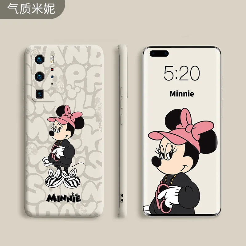 Capa protetora para huawei p30 p20 p40 mate 20 30 honra 20 lite pro capa protetora disney mickey minnie pato donald com tudo incluído| | -