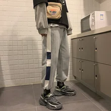 Зимние бархатные плотные спортивные штаны, мужская мода, хит цвета, повседневные штаны для бега, Мужская Уличная одежда, свободные брюки в стиле хип-хоп, мужские s