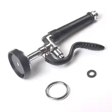 Опрыскиватель на краску, коммерческая кухонный кран, хромированная отделка(черный