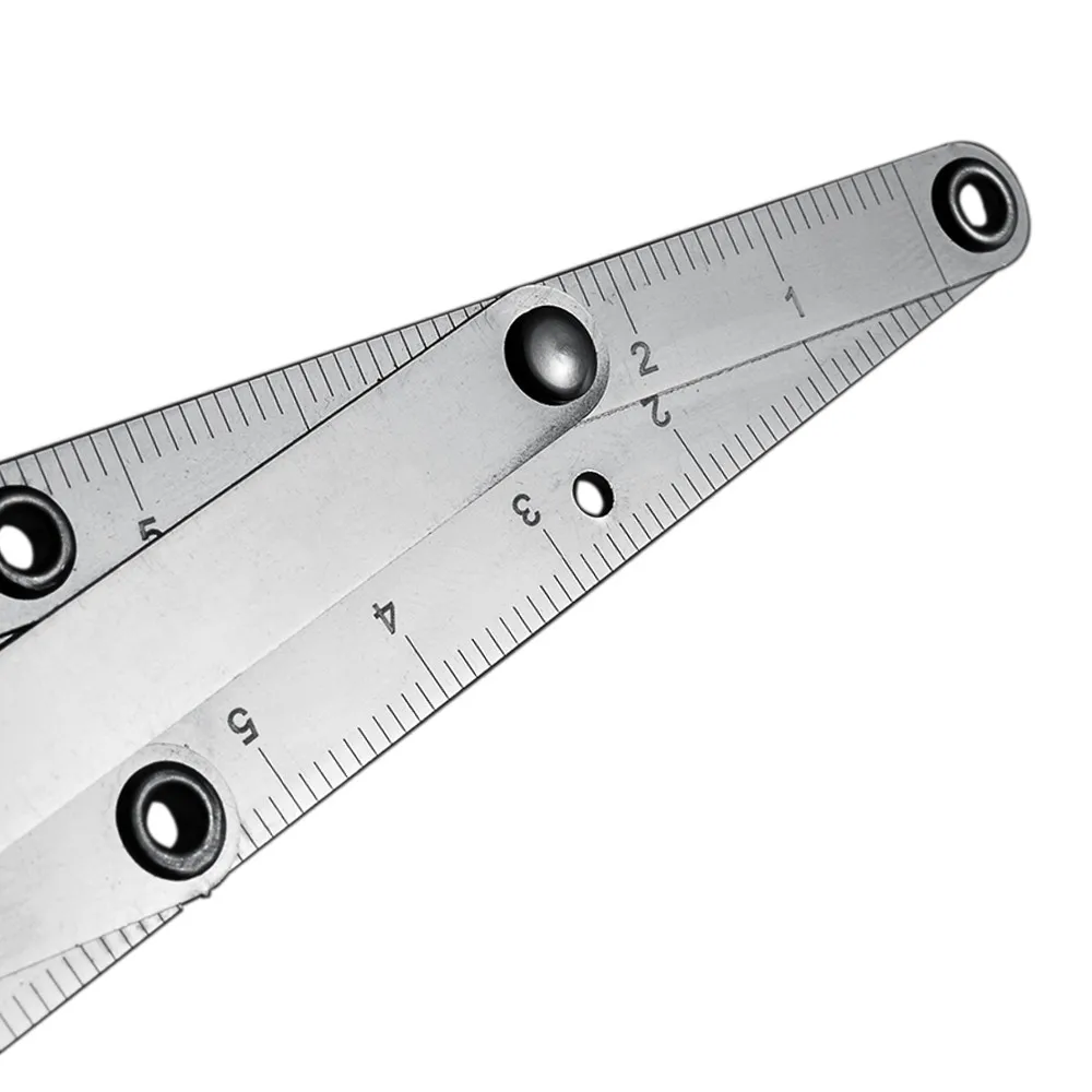 

Eyebrow Stencils Stainless Steel Eyebrow Makeup Ruler Foldable Eyebrow Microblading Permanent Makeup Reusable Measure Tool