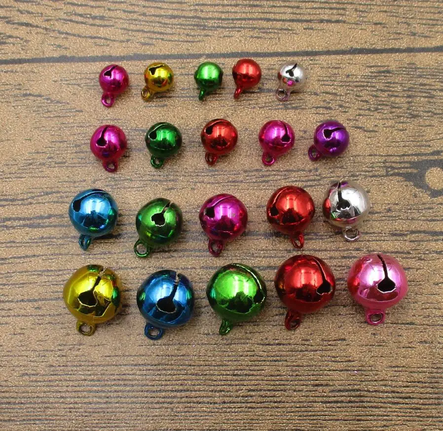 50 шт./лот Jingle Bell амулеты Праздничные рождественские ручной работы ювелирное