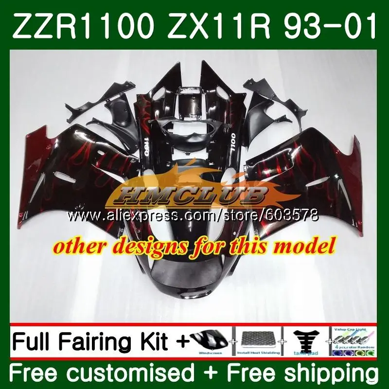 ZX11 для KAWASAKI NINJA ZX-11R 1100 ZX11R 93 94 95 96 97 29CL. 13 ZZR1100 ZX 11R 1993 1994 1995 1996 1997 Обтекатели Горячее предложение зеленый