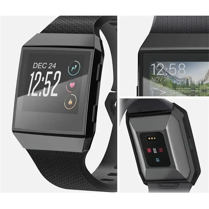 Мягкий ТПУ Смарт-часы защитный кожух протектор экрана для Fitbit Ionic