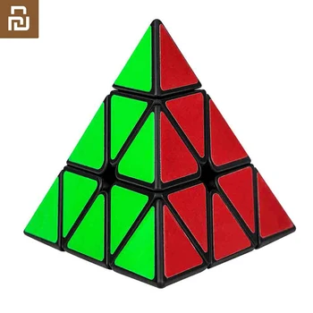 

new Youpin Pyramid cube 98*98*98mm Professional Magic Cube Puzzles Colorful Educational Toys gift For kinds Children