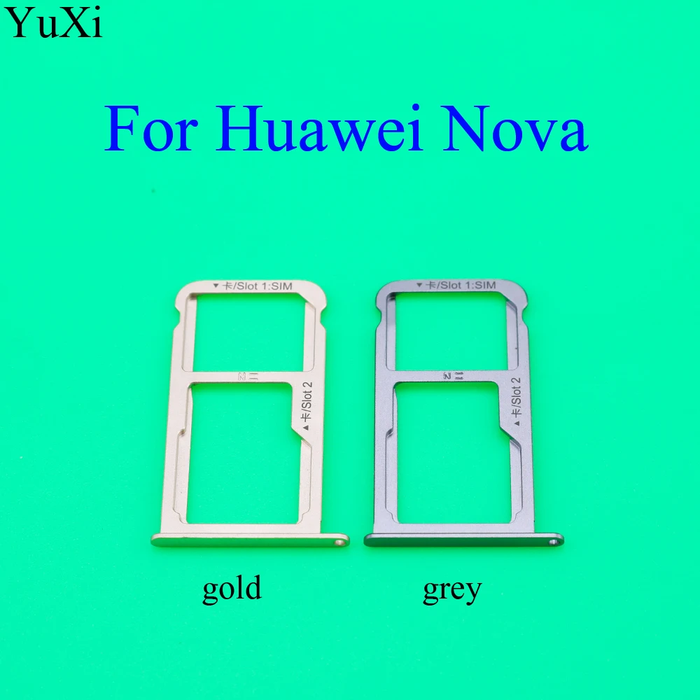 YuXi держатель лотка для sim-карты для huawei Nova/Nova Lite заменитель адаптера sim-карты запасные части