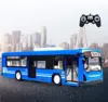 Remote control City School Bus Transport Toys Cars One-button Auto Opening Doors Headlight Taillight w/ Sound for Kids 6+ 3