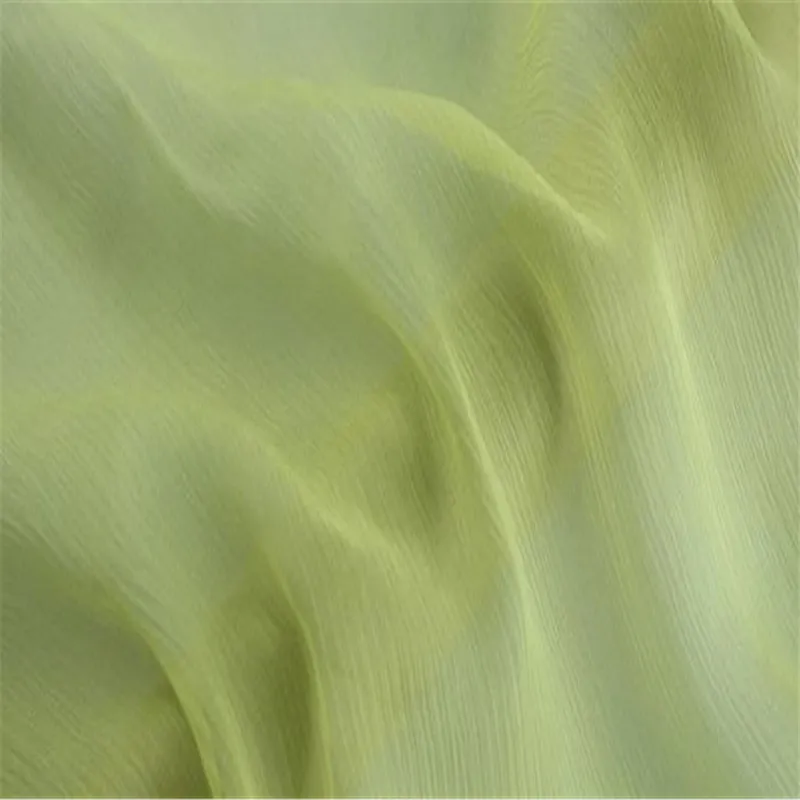 Шелковая гофрированная шифоновая ткань 5,5 момме 140 см 5" экологически ...