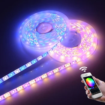 

Smart Light WIFI LED Strip RGBW RGBWW RGB 5050 ambilight ruban led 12V Home Decor Backlight tira led wifi IR remote Waterproof