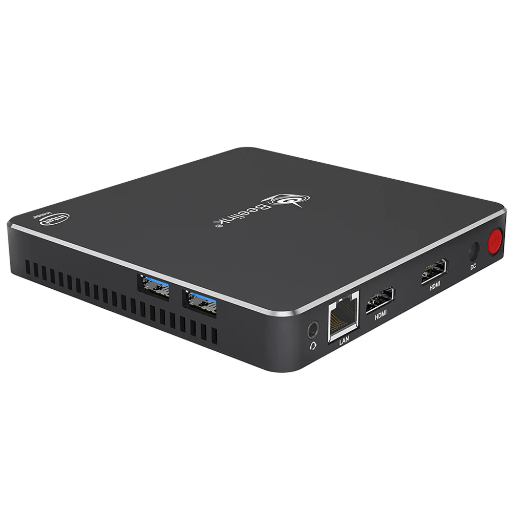 Beelink Gemini T34 мини ПК Intel HD graphics 500 2 4 ГГц + 5 8 WiFi 1000 Мбит/с Bluetooth 0 поддержка