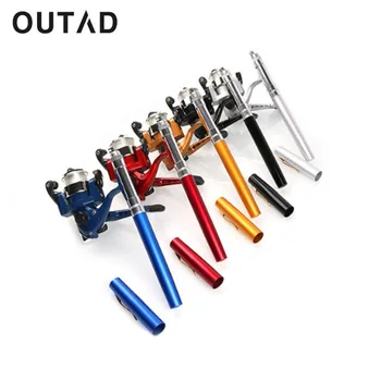 

OUTAD Super Lightweight Portable Pen Rod Fishing Sets Mini Telescopic Fishing Rod Pole + Reel Pocket Fishing Reel Accessories