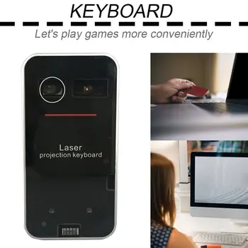 

Bluetooth Laser keyboard Wireless Virtual Projection Portable keyboard for Iphone Android Smart Phone Ipad Tablet PC Notebook