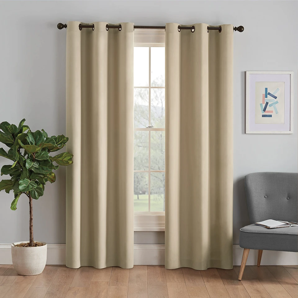 Window Blackout Curtains in the Living Room Hall Luxury Shading Bedroom Curtains Drapes Ready Made Cortinas Rideaux Door Blinds