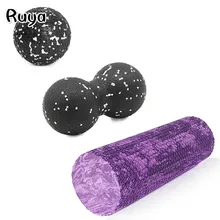 Спортзал Фитнес и бодибилдинг Йога Пена ролик Набор Пилатес блок арахисовый Массажный мяч для терапии упражнения для расслабления снятия стресса