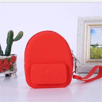 

Best Selling New Cute Portable Coin Purses Holders Headset Bag Storage Bag Key Case Silicone Candy Color Coin Wallet