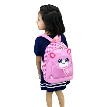 

Aelicy Fashion Student Packet Children's Stereo Cartoon Cat Shape Student Schoolbag Backpack Schoolbag For Girl Travel Backpack