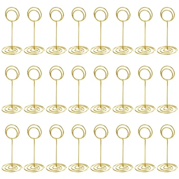 

A Set of 24 Creative Shape Heart-Shaped Metal Note Clips Desktop Message Photo Folder Wedding Wedding Seat Clip