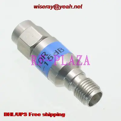 

DHL/EMS 30pcs Attenuator 2W 15dB SMA male to female DC-6GHZ 50Ohm Stainless steel coaxial Power-attenuator-A6