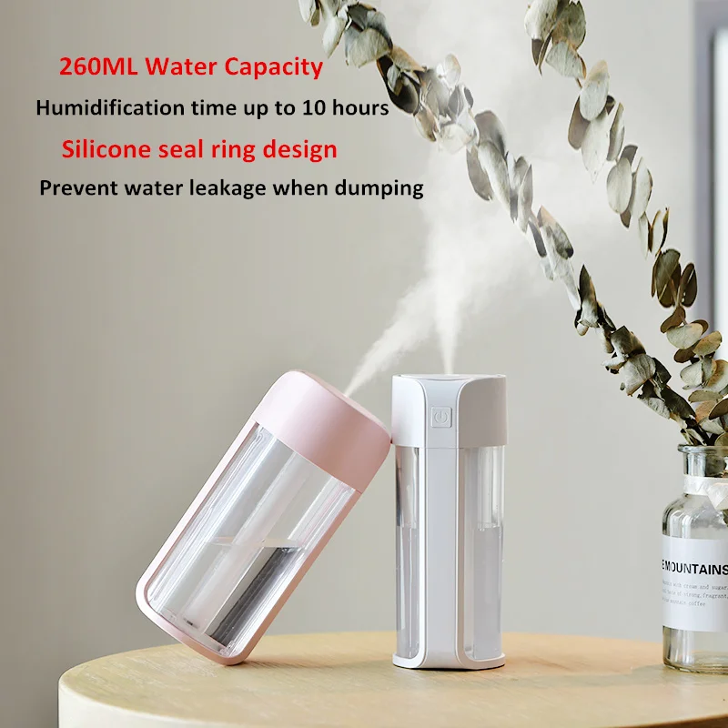 260ml air Humidifier humidificador umidificador aroma essential oil diffuser Air Freshener Aromatherapy Home mist maker kbaybo