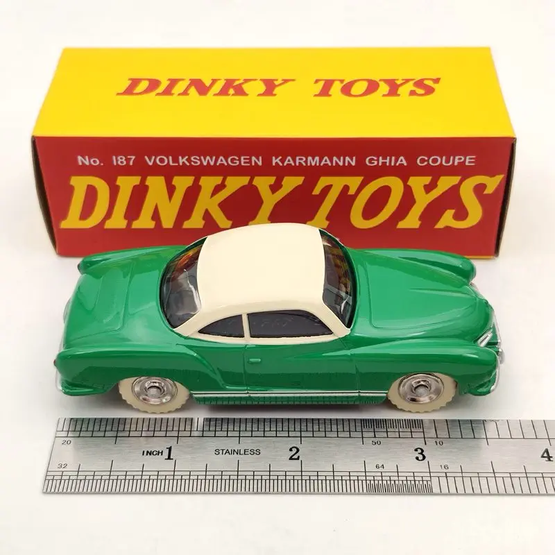 DeAgostini 1/43 Dinky Toys 187 для V ~ W Karmann Ghia Coupe литые под давлением модели
