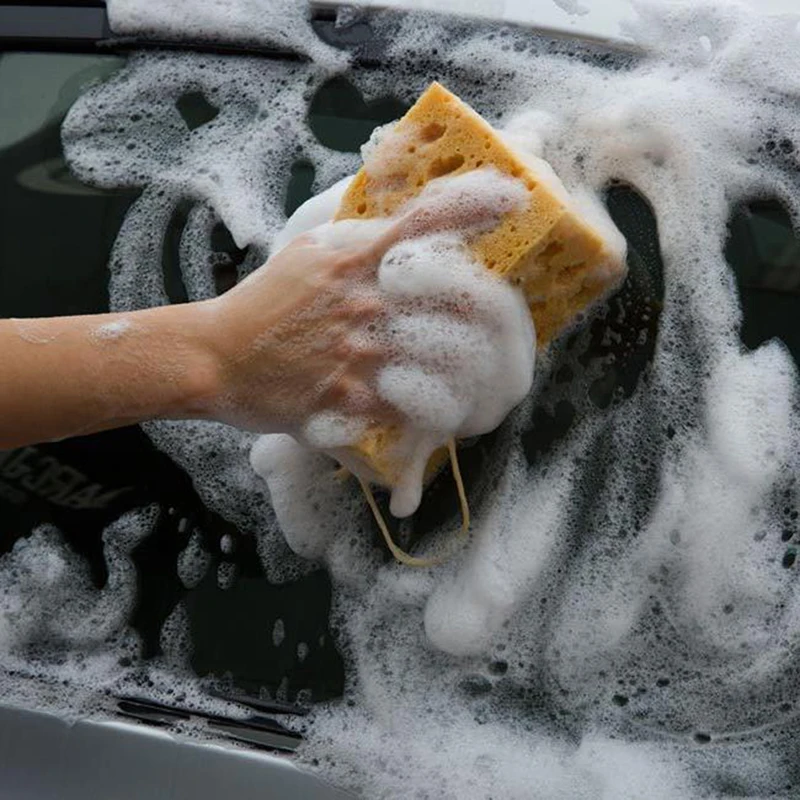 Car Styling Wash Sponge Soft Large Cleaning Honeycomb Coral Car Thick Sponge Block Car Supplies Auto Wash Tools Absorbent