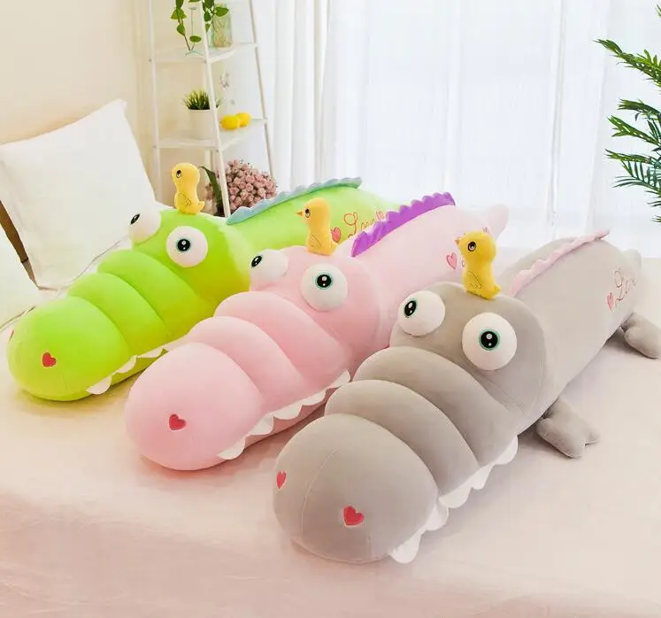 

Popular Stuffed soft Animals & Plush Toys crocodil Doll Kids Sleeping Back pillow Cute Baby Accompany Doll Xmas Gift Stuffed Toy