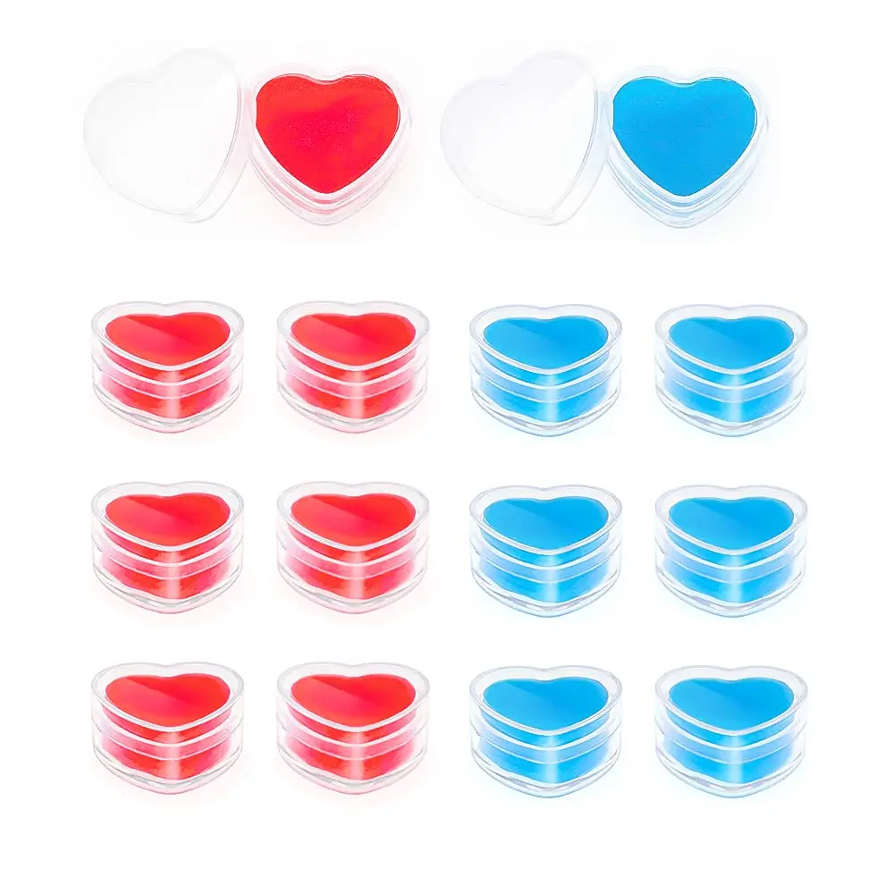 5/10/15/20Pcs Diamond Painting Heart-Shaped Wax Storage Case Craft Nail Art Tools Glue Clay for Embroidery Accessories | Дом и сад