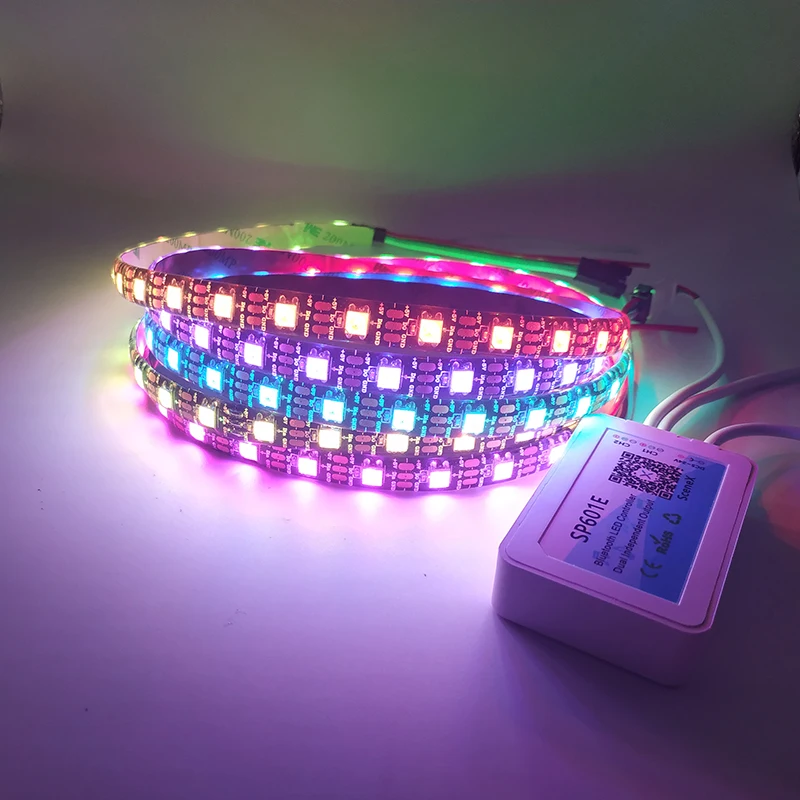 Комплект музыкального контроллера SP601e Bluetooth Rf с питанием WS2812 адресный чип Rgb5050 Smart