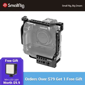 

SmallRig X-H1 Cage For Fujifilm X-H1 VPB-XH1 Camera With Battery Grip+Built-in NATO Rails+Arri 3/8"Locating Points -2124
