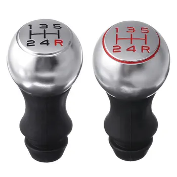 

5 Speed Car MT Gear Shift Knob Gear Shifter Lever Stick Matte Silver For Peugeot 106 206 306 406 107 207 307 407