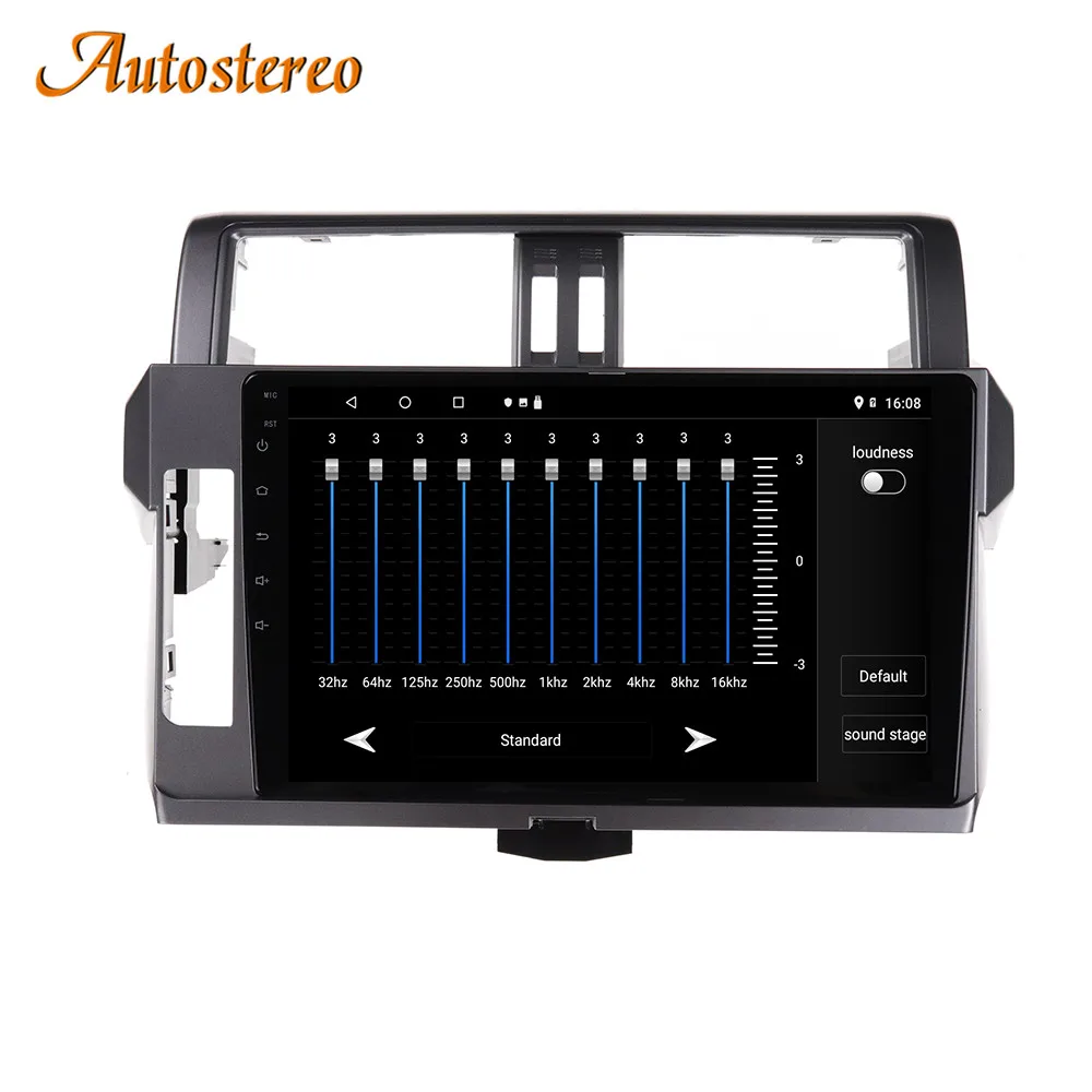 DSP Android 10,0 автомобильный dvd-плеер gps навигация для Toyota Prado 150- головное записывающее устройство Авто Радио мультимедийный плеер