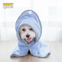 CAWAYI питомник из микрофибры для домашних собак влагопоглощающее полотенце для домашних собак кошек сильное сушильное полотенце чистящие принадлежности банный халат D1703