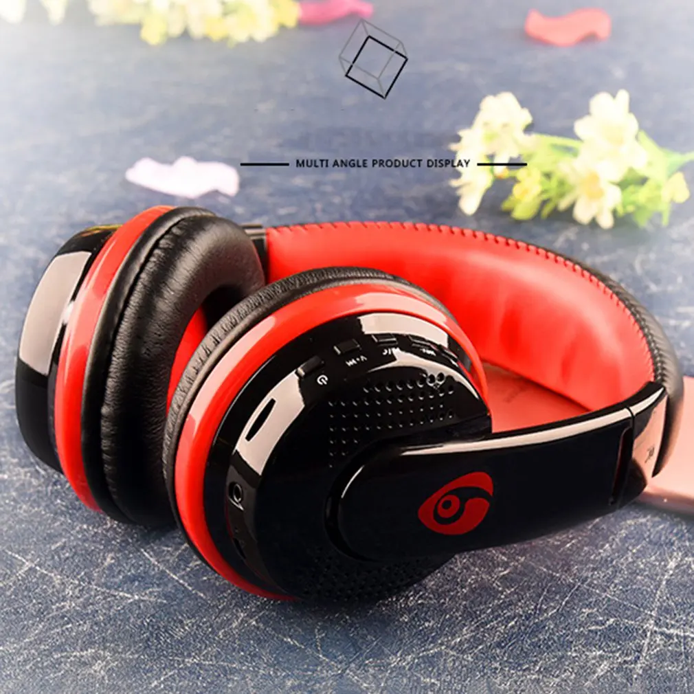 Over Ear HiFi Bass Stereo Headphone Headset Nirkabel FM Radio Kartu TF MP3 Playback Handsfree Dengan Mikrofon