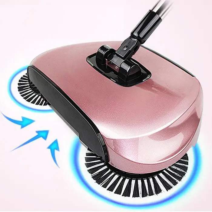 

Automatic Hand Push Cleaning Sweeping Tool Without Electricity Household Lazy Sweeper Broom 360 Degree Rotating